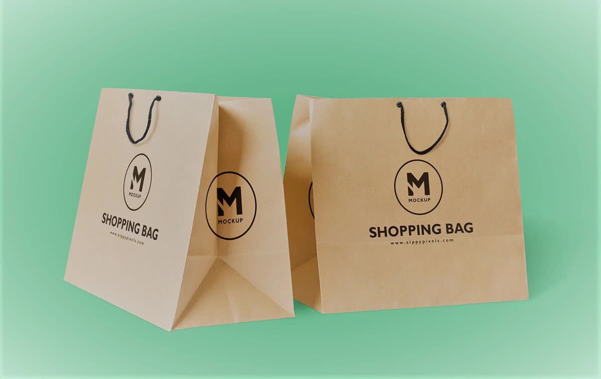 Why do fashion shops prefer reusable paper bags?
